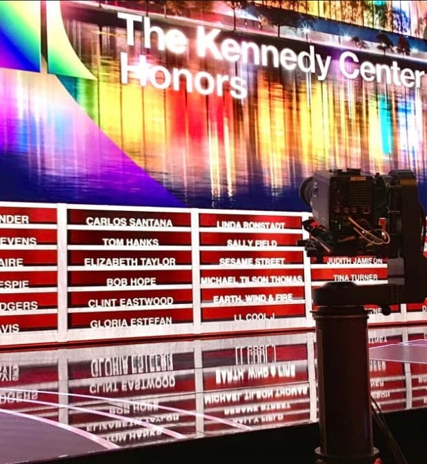Robotic camera system working the Kennedy Center Honors stage