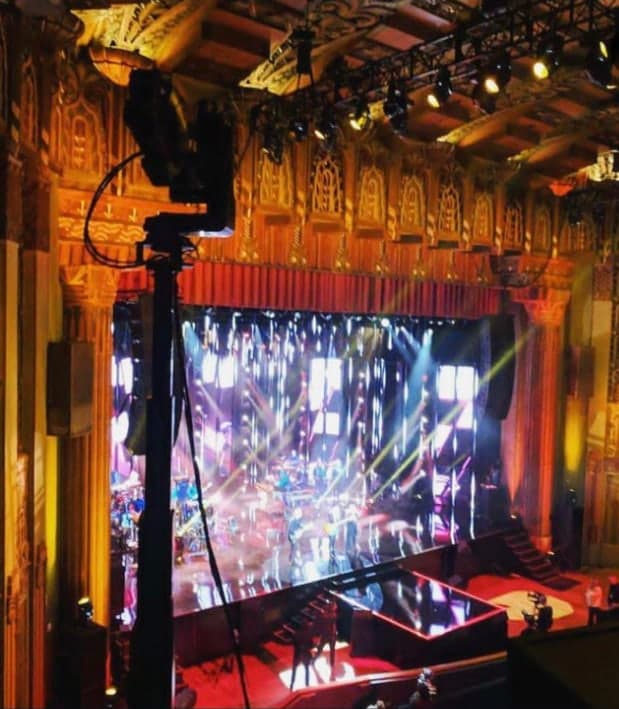 Towercam tucked into the Wiltern Theatre for American Idol Duets