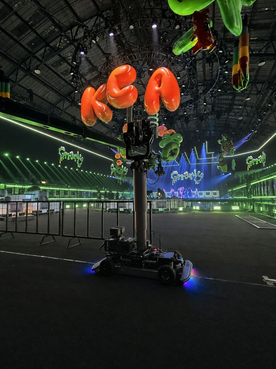 Fluid Pictures Agito camera system on the Kids' Choice Awards stage